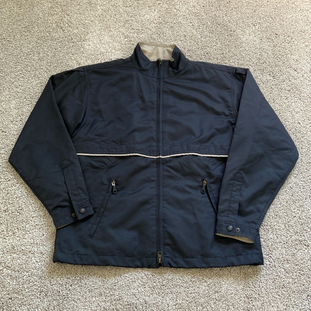 Cutter and Buck • Black Zip Up Windbreaker Jacket